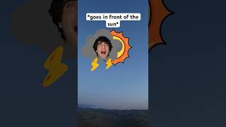 When A Dark Cloud Blocks The Sun #shorts #relatable