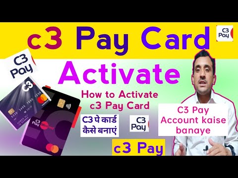 c3 pay account kaise banaye _ how to Activate c3pay card __ c3 pay id