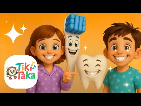 Mă spăl pe dinți (Blink blink blink) - Tiki Taka Music for Kids | Melodie educativă Igienă personală