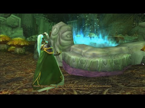 WoW 10.1.7 - Night Elf Heritage Armor questline (no commentary)
