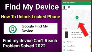 How To Unlock Find My Device Locked Phone | Find my device can