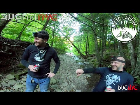 walk to the magic creek | Moto Camping Club HQ | Exploring the Catskill Mountains v1345