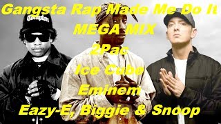2Pac - Gangsta Rap Made Me Do It (ft. Ice Cube, Eminem, Snoop Dogg, Eazy E, Biggie,)