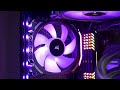 Corsair | 120 mm Baltas PWM ventiliatorius, trigubas paketas su apšvietimo mazgu CORE | iCUE SP120 RGB ELITE našumas | Dėklo ventiliatorius