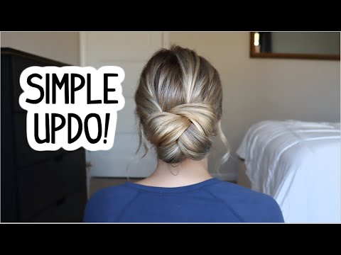 EASY UPDO HACK YOU NEED TO TRY! MEDIUM & LONG HAIRSTYLES