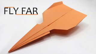 How to Make a Paper Airplane that FLY FAR - Paper Airplane Instructions