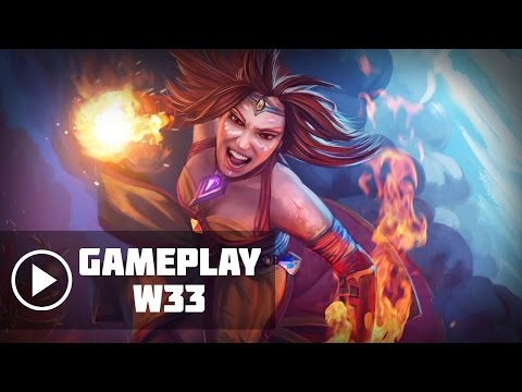 w33 (Lina) - Gameplay Dota 2