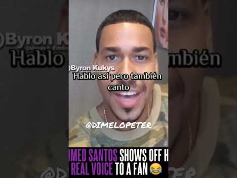 Romeo Santos sings to a fan live 😜