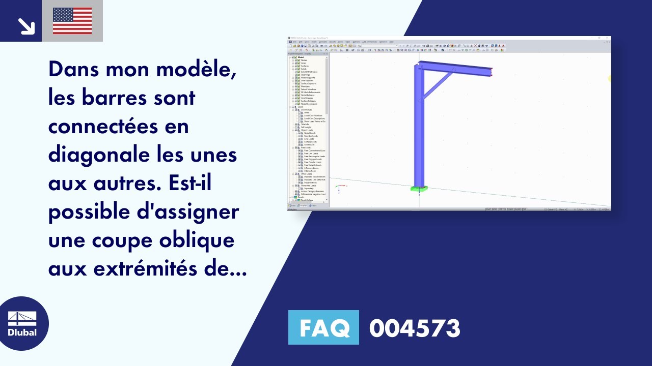 [FR] FAQ 004573 | Dans mon modèle, les barres sont connectées en diagonale les unes aux autres. est-il possible de...