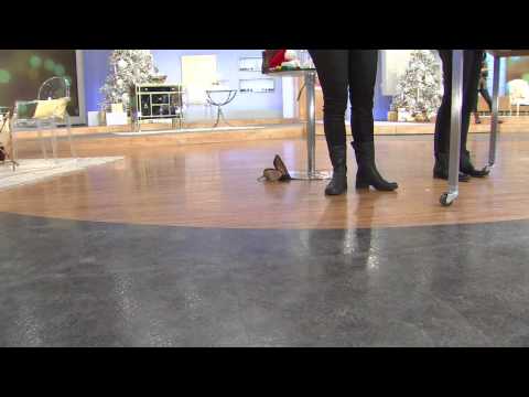 Earth Leather Mid-Calf Boots w/ Side Buckles - Hemlock with Sandra Bennett