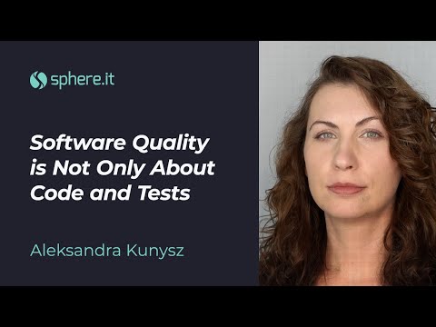 Software Quality is Not Only About Code and Tests