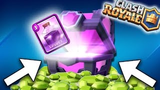 CLASH ROYALE - "OPENING RAREST CHEST EVER!" Magical & Gold Chest w/EPIC Cards! (BEST CHEST)