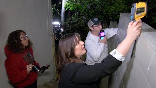 Andy and Producer Ellen Hunt for Ghosts at Her House video