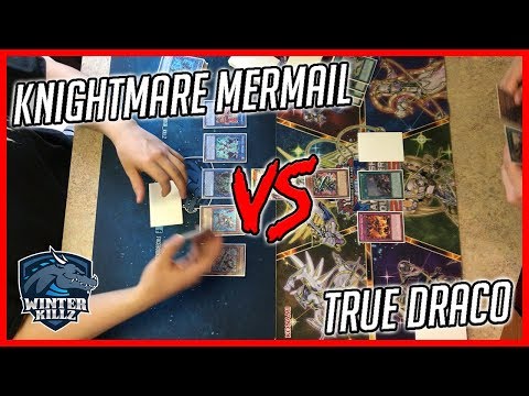 Yu-Gi-Oh Knightmare Mermails Vs True Draco - Full Match (May 2018)