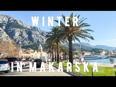 Tučepi - Makarska | Winter Drive Through the Town