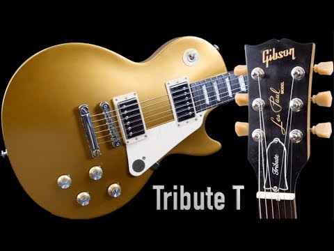 Thicker Fretboard = Thicker Tone? 2017 Gibson Les Paul Tribute T Satin Gold Top Studio | Review