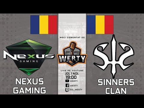 🔴(LIVE ACUM!) NEXUS GAMING (RO) vs. SINNERS CLAN (RO) - DERBY ROMANIA