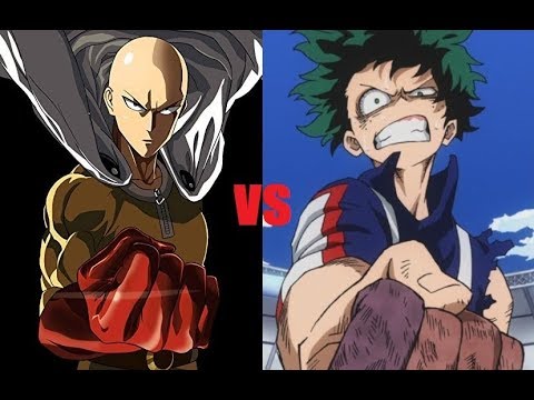 Midoriya VS Saitama