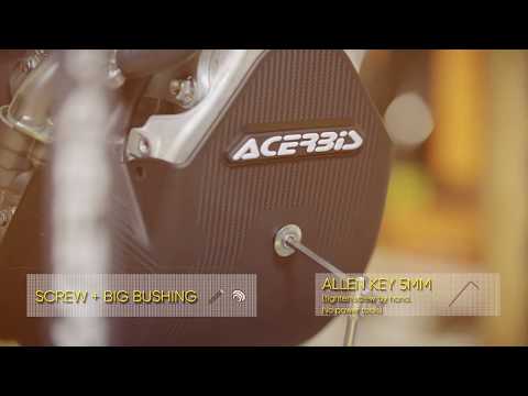Acerbis Polypropylene Chassis Belly Skid Plate Black 5