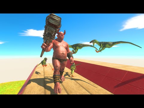 Run Escape from Deadly Deinonychus Eat Pig - 🦖 Animal Revolt Battle Simulator 🦕