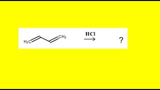 For the reaction of one equivalent of hcl with butadiene