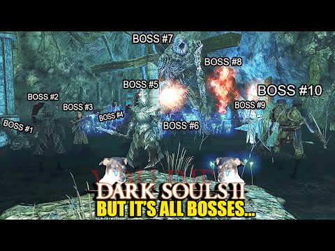 The WORST Area In Dark Souls 2 Now 150x WORSE - Dark Souls 2 ALL BOSSES RUN (Funny Moments 7)