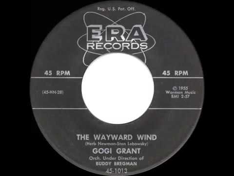 1956 HITS ARCHIVE  The Wayward Wind   Gogi Grant a #1 record