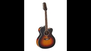 Video thumbnail for Takamine GJ72CE-12 G Series Jumbo Cutaway 12-String Acoustic-Electric Guitar Gloss Sunburst-Overview by Expensive Overviews