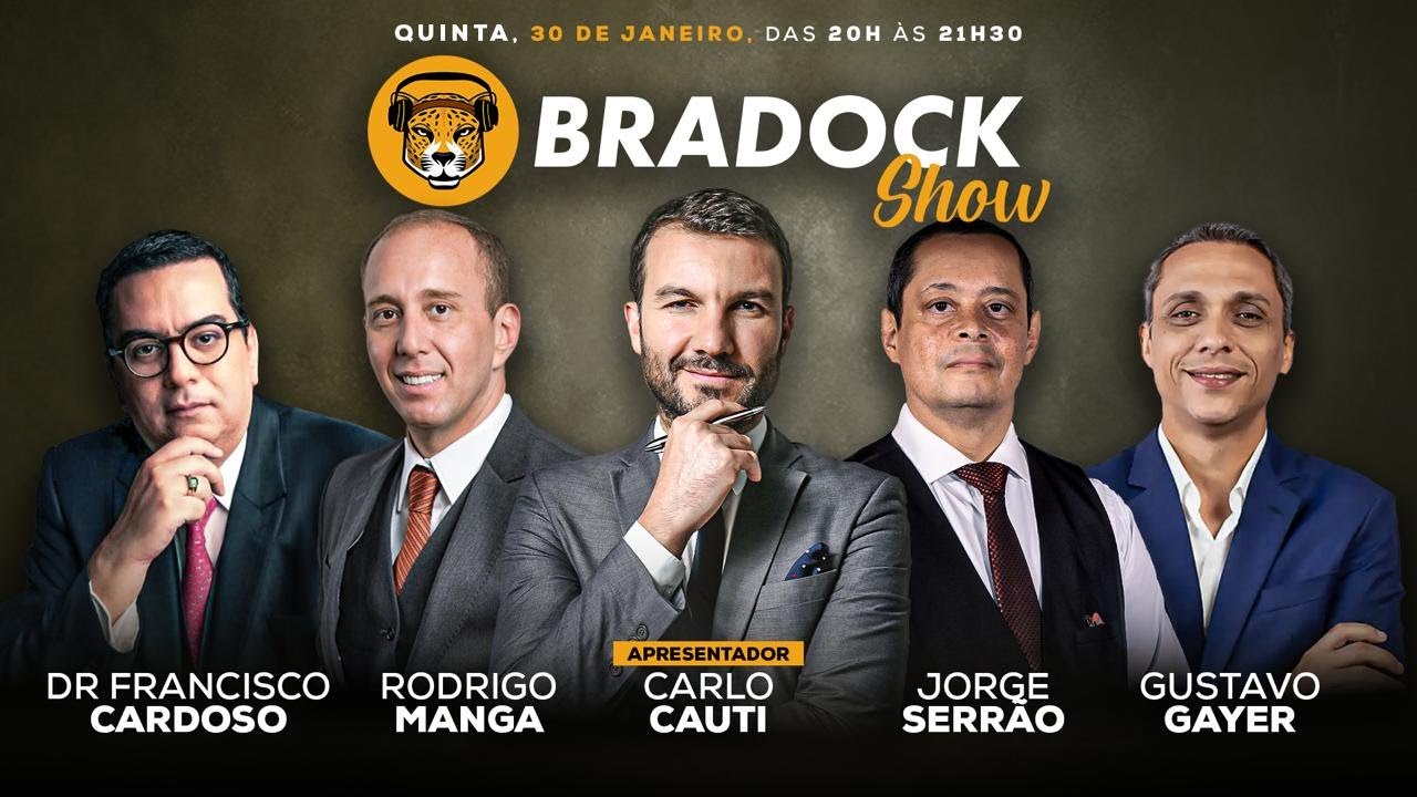 Bradock Show 30/01/25 - Carlo Cauti, Serrão, Carla Zambelli, Rodrigo Manga, Gayer e Dr. Francisco