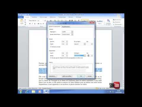 comment regler les interlignes dans word