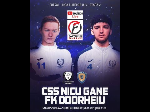FUTSAL U19: CSS NICU GANE FĂLTICENI – FUTSAL KLUB ODORHEIU SECUESC