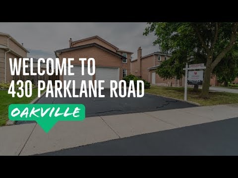 Introducing 430 Parklane Road - Oakville, Ontario
