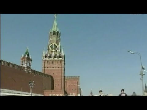 Moscow Clock Chimes - Russian Anthem Patriotic Song 1999 - 30.03.1999 куранты Патриотическая Песня