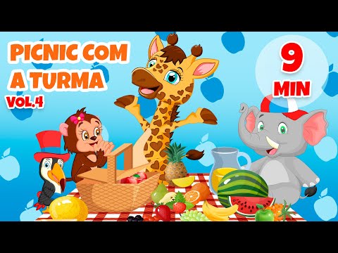 Picnic com a Turma da Giramille Vol. 4 - Giramille 9 min | Desenho Animado Musical