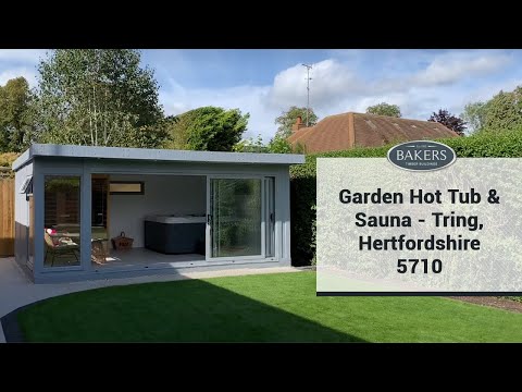 REF 5710 The ultimate garden spa, with hot tub and sauna in Hertfordshire