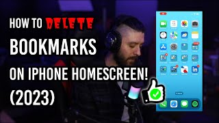 How To Delete Bookmarks on iPhone Homescreen! (2023)