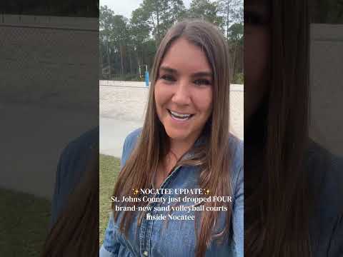 🏐 St. Johns County just dropped FOUR brand‑new sand volleyball courts inside Nocatee!