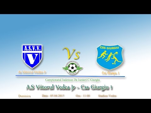 A.S Viitorul Vedea Jr - Css Giurgiu 1 ( 05.04.2015 ) ( 0 - 5 ) ( Video HD )