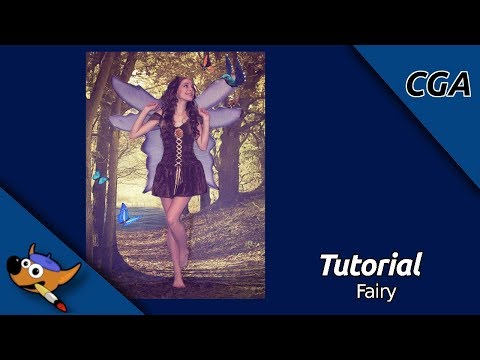 Gimp 2.10.0 Fairy  Composings Tutorial Deutsch