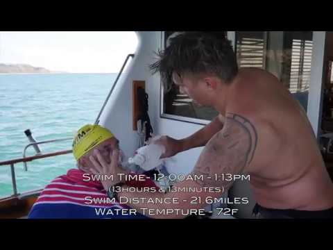 Catalina Channel Swim   Paul Hornyak, 21Miles, 13hrs 13min      by Bill Clary