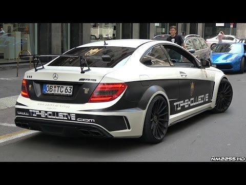 Mercedes C63 AMG Black Series by TIP Exclusive - INSANE Revs & Sounds!!