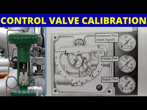 Fisher 3582 Control Valve-Seven Steps for Calibration(Zero & Span Adjustment)
