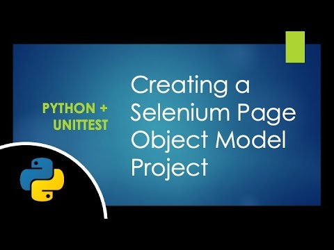 Python Unittest Selenium Page Object Model Tutorial