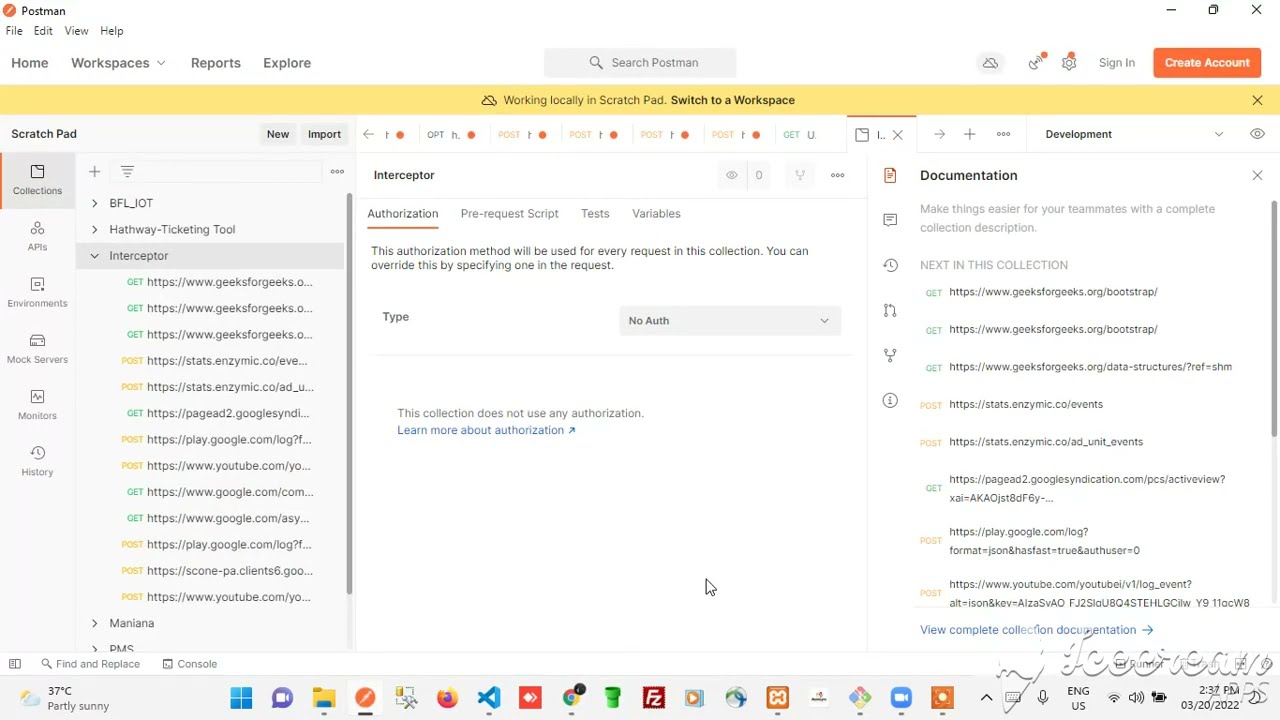 Postman Interceptor | Interceptor |Web Request