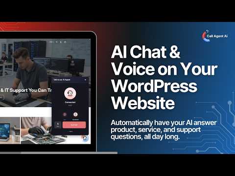 This Widget Lets Website Visitors Chat or Call Your AI (WordPress)
