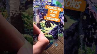 Painting all of the Eevee evolutions 🎨🎨