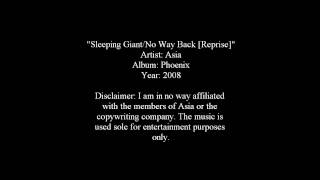 Sleeping Giant/No Way Back [Reprise] - Asia [Lyrics]