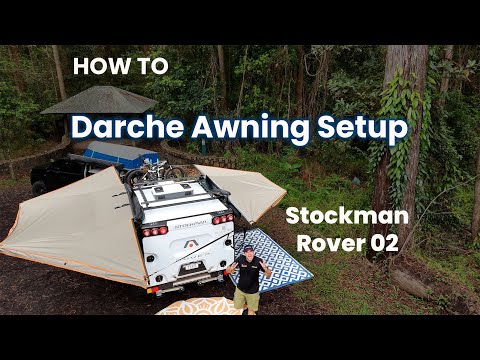 How to Set Up the Darche 180° Awning on the Stockman Rover 02 | Full Guide
