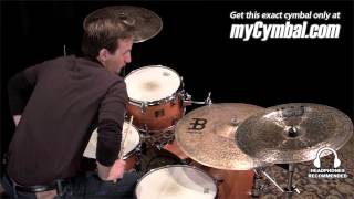 Video thumbnail for Meinl 22" Byzance Dark Stadium Ride Cymbal (B22STR-1022113S) by Memphis Drum Shop