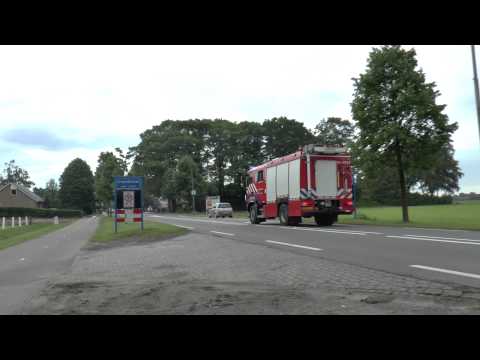 TS 05-2241 met Prio 1 naar schuurbrand Dwarsweg Overdinkel